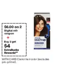 CVS Clairol touch-up hair color offer