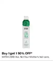 CVS Not Your Mother's hair care offer