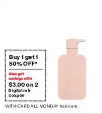 CVS With card all monday haircare offer