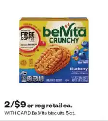 CVS BelVita crunchy blueberry biscuits offer