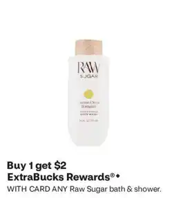 CVS Raw Sugar bath & shower offer