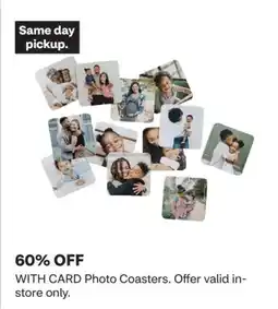 CVS With Card Photo Coasters offer