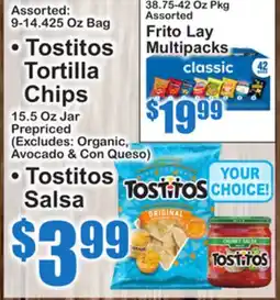 SuperFresh • Tostitos Tortilla Chips • Tostitos Salsa offer