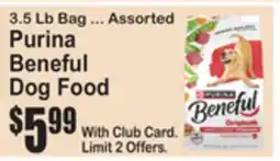 SuperFresh Purina Beneful Dog Food offer