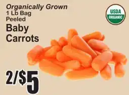 SuperFresh Organically Grown Baby Carrots offer