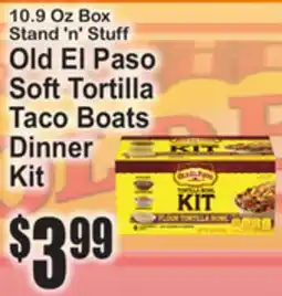 SuperFresh Old El Paso Soft Tortilla Taco Boats Dinner Kit offer
