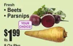 SuperFresh Fresh Beets Parsnips offer