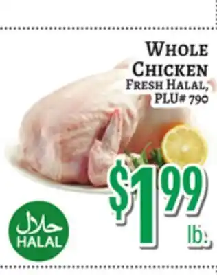 Trade Fair Supermarket WHOLE CHICKEN offer