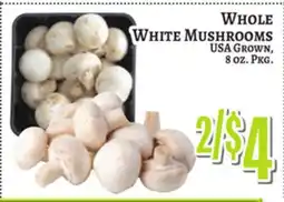 Trade Fair Supermarket WHOLE WHITE MUSHROOMS offer