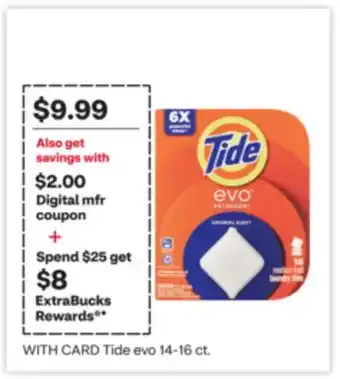 CVS Tide evo 14-16 ct offer