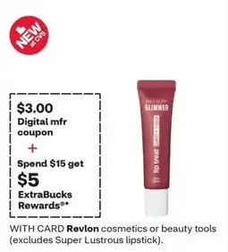 CVS Revlon cosmetics or beauty tools offer