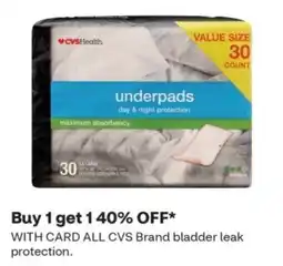 CVS CVS Health underpads offer