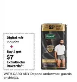 CVS Depend underwear offer