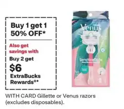 CVS Gillette or Venus razors offer