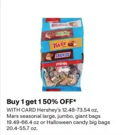 CVS Hershey's seasonal large jumbo giant bags offer
