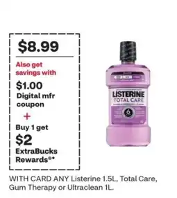 CVS Listerine Total Care offer