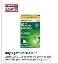 CVS CVS Health Nicotine Lozenge offer