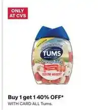 CVS Tums chewy bites offer