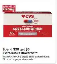 CVS CVS acetaminophen offer