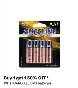 CVS CVS pharmacy alkaline batteries offer