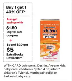 CVS Motrin Infants Drops offer