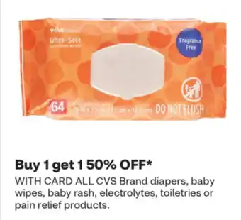 CVS CVS brand baby wipes offer