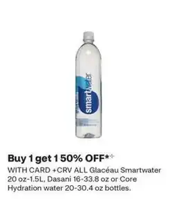 CVS Glacéau Smartwater offer