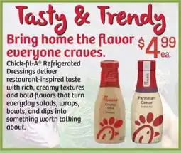 Maceys Chick-fil-A Refrigerated Dressings offer