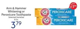 Riesbeck Arm & Hammer Whitening or Peroxicare Toothpaste offer