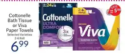 Riesbeck Cottonelle Bath Tissue or Viva Paper Towels offer
