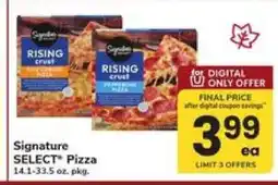 Safeway Signature SELECT Pizza offer