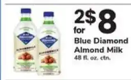 Safeway Blue Diamond almond milk offer