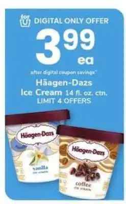 Safeway Häagen Dazs Ice Cream offer