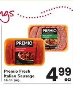 Safeway Premio Fresh Italian Sausage offer