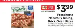 ShopRite Freschetta Naturally Rising, Brick Oven Pizza offer