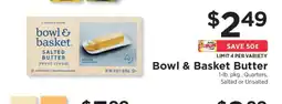 ShopRite Bowl & Basket Butter offer