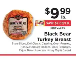 ShopRite Black Bear Turkey Breast offer