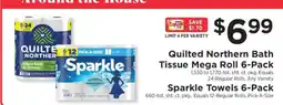 ShopRite Quilted Northern Bath Tissue Mega Roll 6-Pack offer