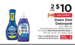 ShopRite Dawn Dish Detergent offer