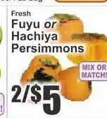 Key Food Fuyu or Hachiya Persimmons offer