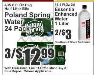 Key Food Poland Spring Water 24-Pack offer