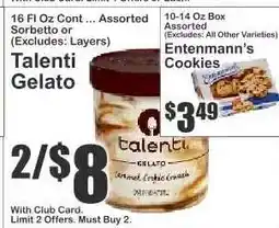 Key Food Talenti Gelato offer