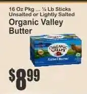 Key Food Organic Valley Butter offer