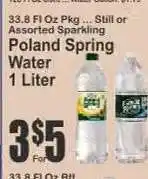 Key Food Poland Spring Water offer
