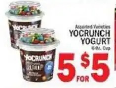 C Town Yocrunch yogurt offer