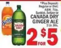 C Town Canada Dry Ginger Ale offer