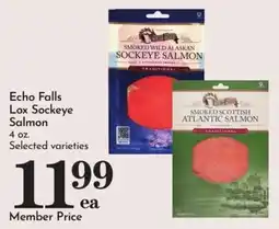 Pavilions Echo Falls Lox Sockeye Salmon offer