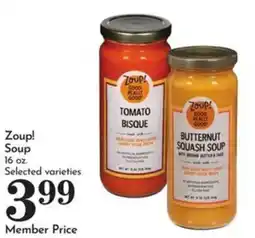 Pavilions Zoup! Soup offer