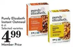 Pavilions Purely Elizabeth Instant Oatmeal offer