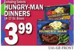 C Town Hungry-man dinners offer
